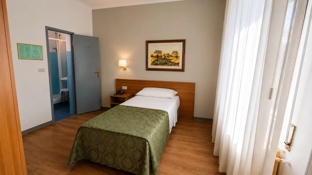 Camera singola a Salsomaggiore Terme Classic- Albergo Nazionale