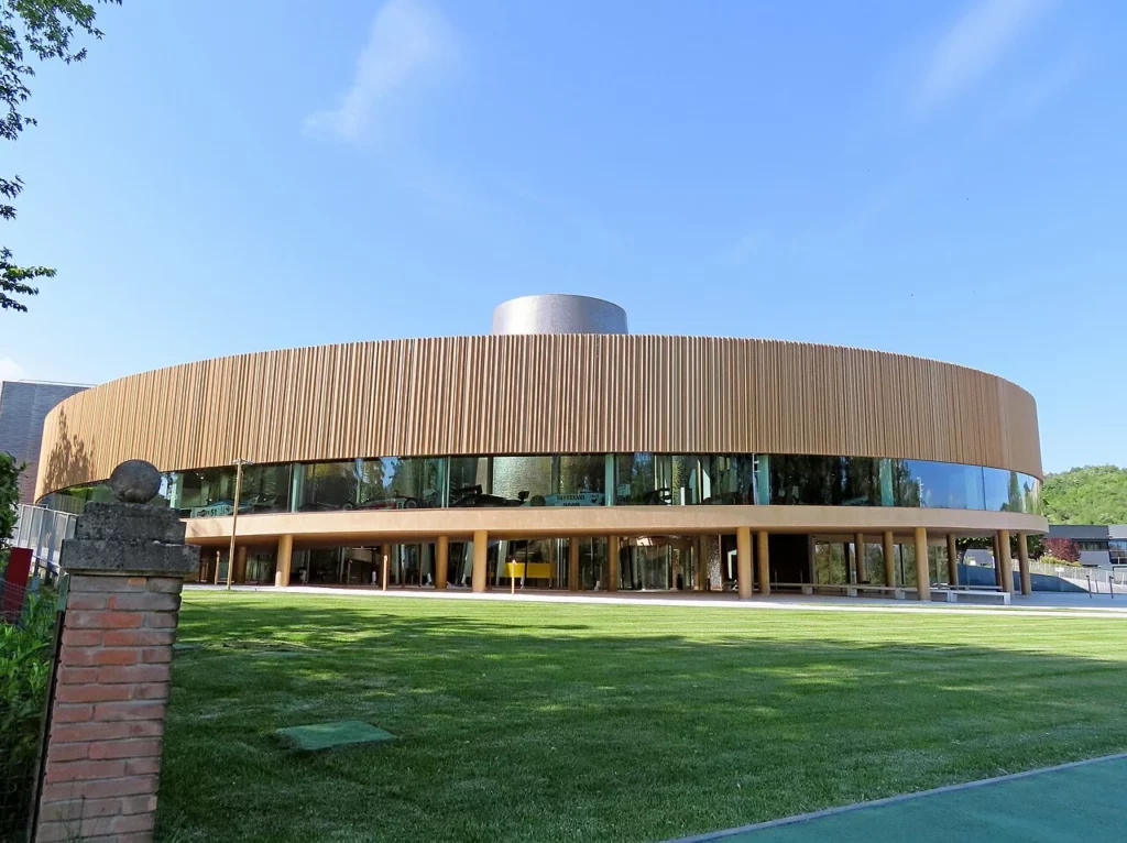 La facciata della Dallara Academy a Varano de' Melegari