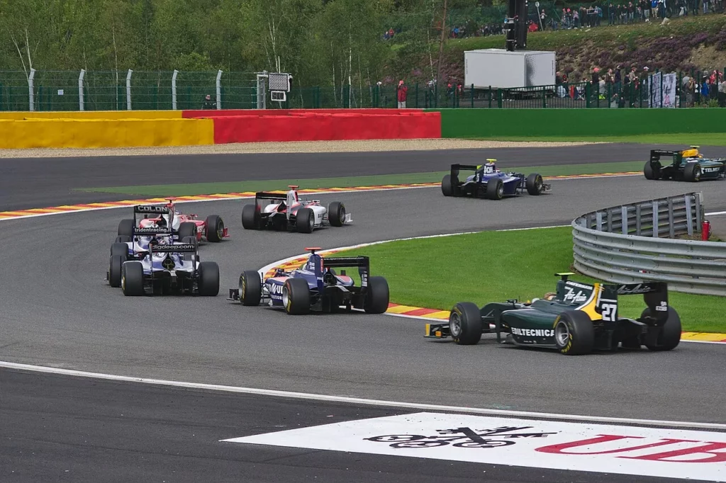 Monoposto Dallara GP2 in pista